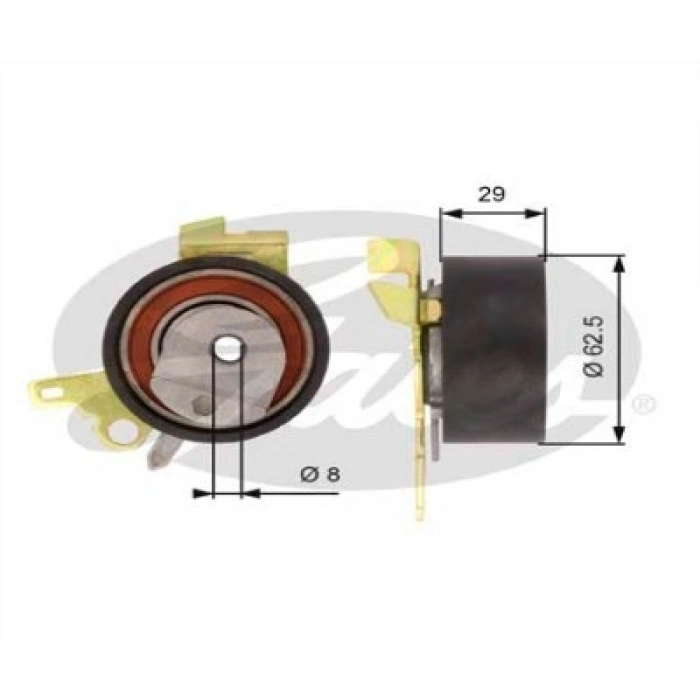 TRIGER GERGI RULMANI (TU5JP4) 206/307 1.6 16V 02-