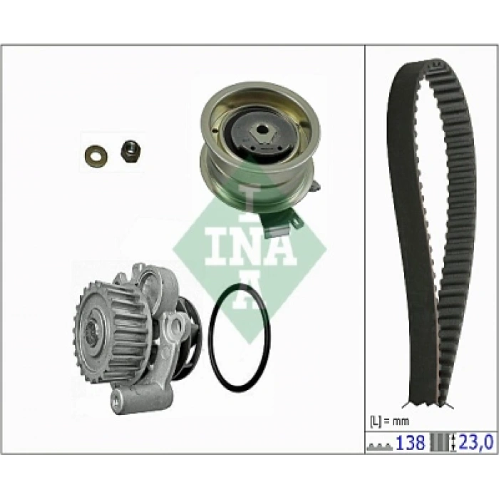 TRIGER SETI+DEVIRDAIM 138 DIS / KP15489XS-1 GOLF4-GOLF5-BORA-A3-TOLEDO-OCTAVIA-PASSAT AKL-AEH-BGU-BSE-BFQ-ALZ 1,6 97-