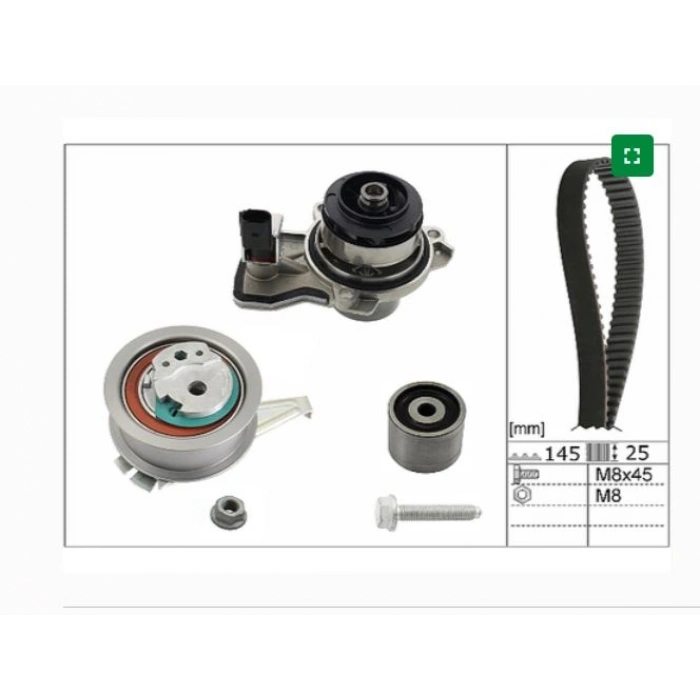 TRIGER SETI+DEVIRDAIM 145 DIS / KP25678XS-1 / SENSORLU POLO-A1-IBIZA-FABIA CUSA-CUSB-CUTA-CYZA-CYZB 1,4 TDI 14-