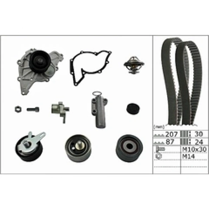 TRIGER SETI+DEVIRDAIM 207 DIS / PK05621TH PASSAT-A4-A6 AFB-AKN-AKE 2,5 TDI 97-04