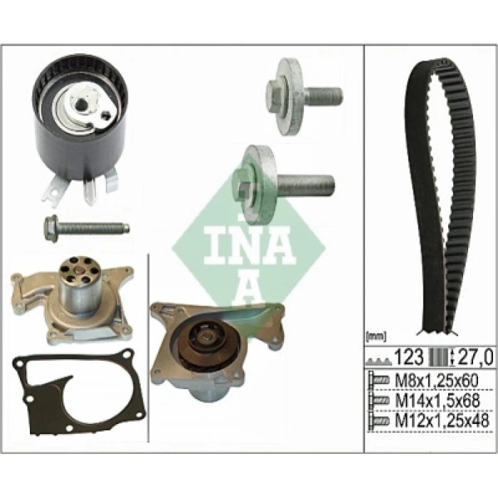 TRIGER SETI+DEVIRDAIM CLIO/KANGO/MEGAN/LOGAN/MICRA/NOTE/QASHQAI 1.5 DCI-607 07-