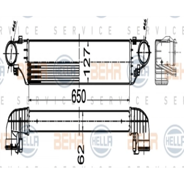 TURBO RADYATÖRÜ 203-209 271-646 05-07