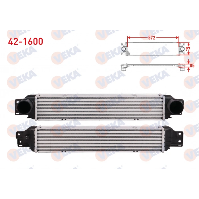 TURBO RADYATÖRÜ 572X97X85 CAPTIVA ANTARA Z20S 07-