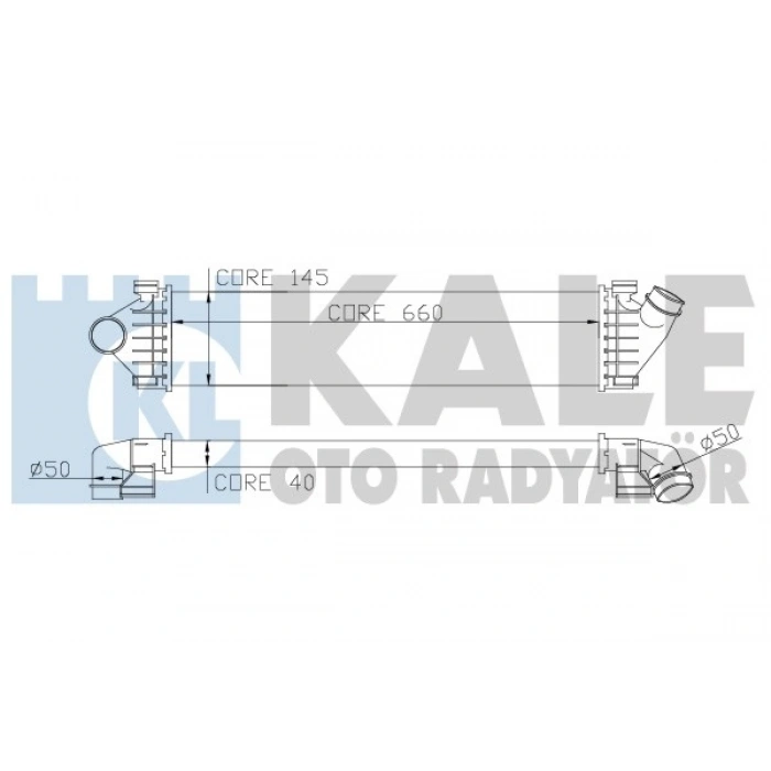 TURBO RADYATÖRÜ 6G91 9L440 AE/AF/FD-MANUEL FOCUS/MONDEO/S-MAX/S60/V60 BM 07-