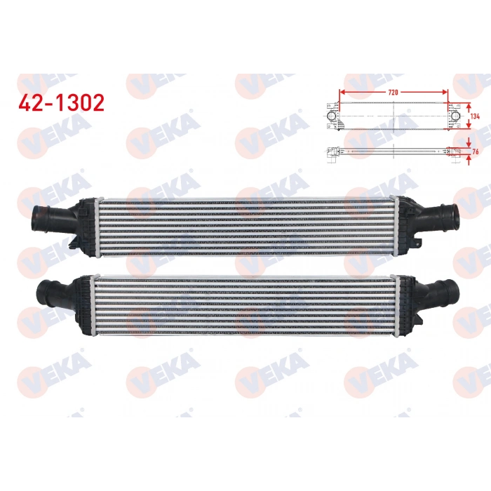 TURBO RADYATÖRÜ 8ML 376 746-181 A4-A5-A6-A7-A8-Q5 CAMA-CGKA-CLAB-CCWB 2,7 TDI-3,0 TDI 08-