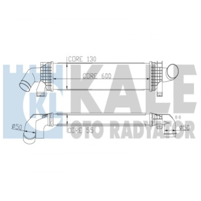 TURBO RADYATÖRÜ 8V61 9L440 AC FOCUS/C-MAX 1.6 TDCI 03-