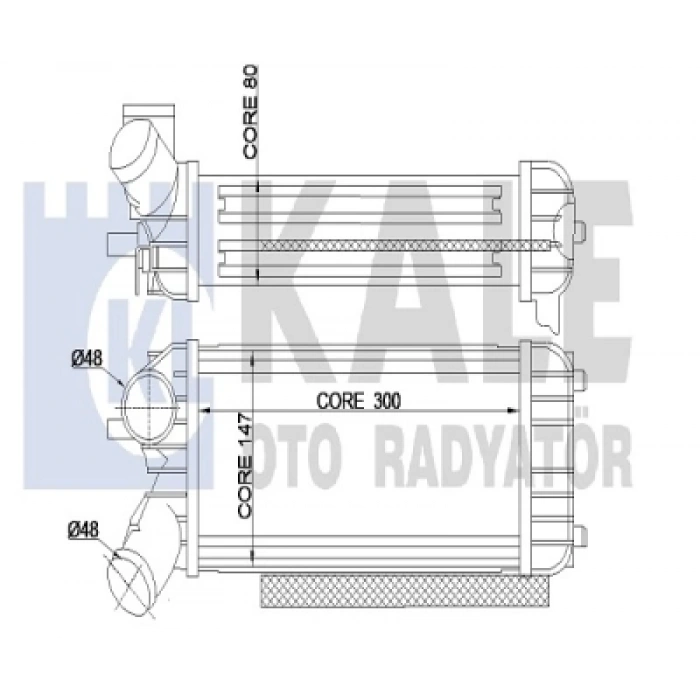 TURBO RADYATÖRÜ 8V61 9L440 CC FOCUS/C-MAX 1.6 TDCI 12-