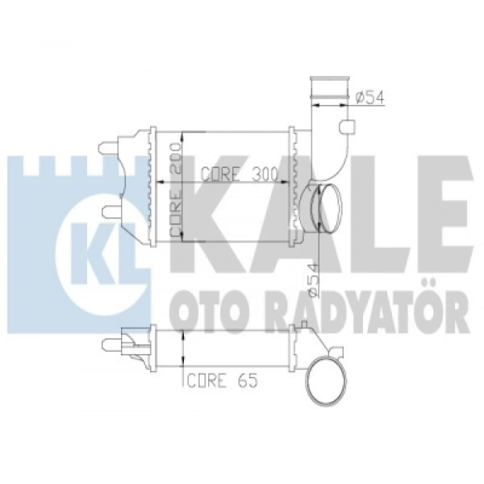 TURBO RADYATÖRÜ AL/PL/BRZ295X202X62 DUCATO / BOXER / JUMPER 2,2-2,3-2.8 HDI 01-