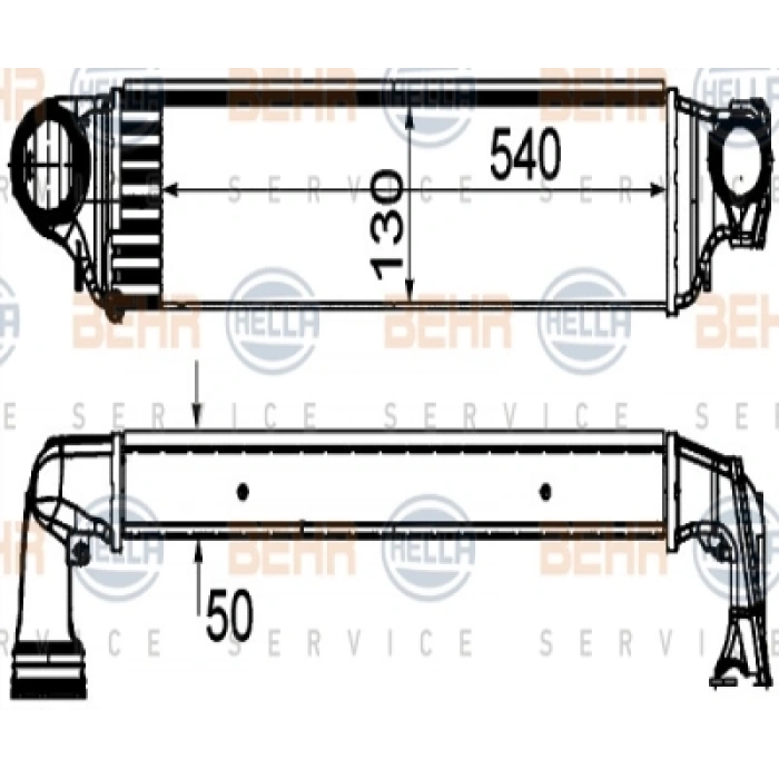 TURBO RADYATÖRÜ E46 M47-M57N 02-05