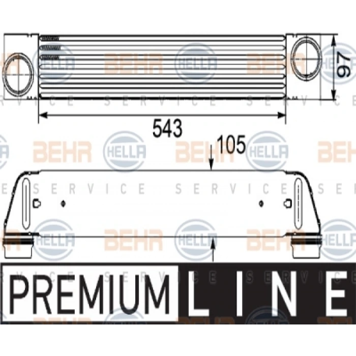 TURBO RADYATÖRÜ E60-61 M47N2-N47-M5N2 03-10