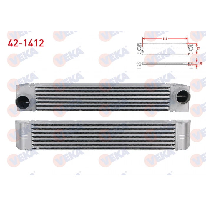 TURBO RADYATÖRÜ E60-61 M57N 03-10