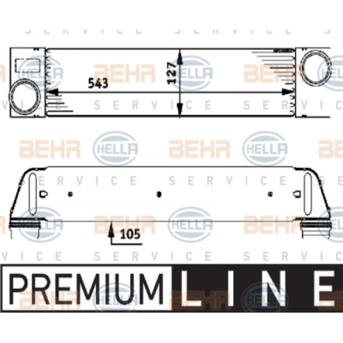 TURBO RADYATÖRÜ E65 M57N-N57 03-10