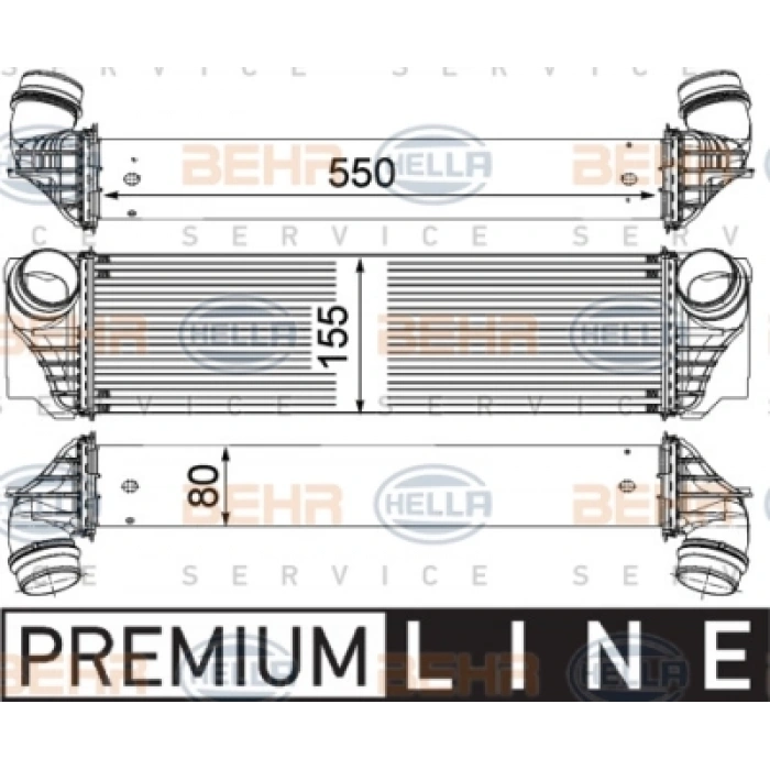 TURBO RADYATÖRÜ F06-07-01-02 N62 08-