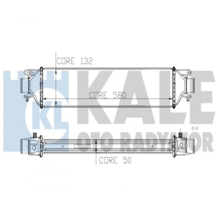 TURBO RADYATÖRÜ INTC. AL+AL SISTEM LINEA 1.4 T-JET--1,6 D 07-