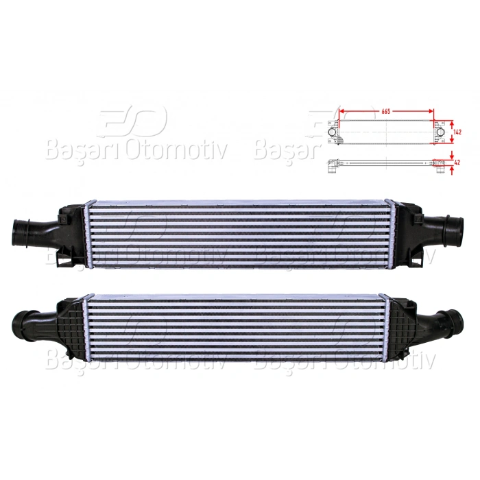 TURBO RADYATORU (INTERCOOLER) 665X142X42 AUDI A4 A5 A6 20 16>