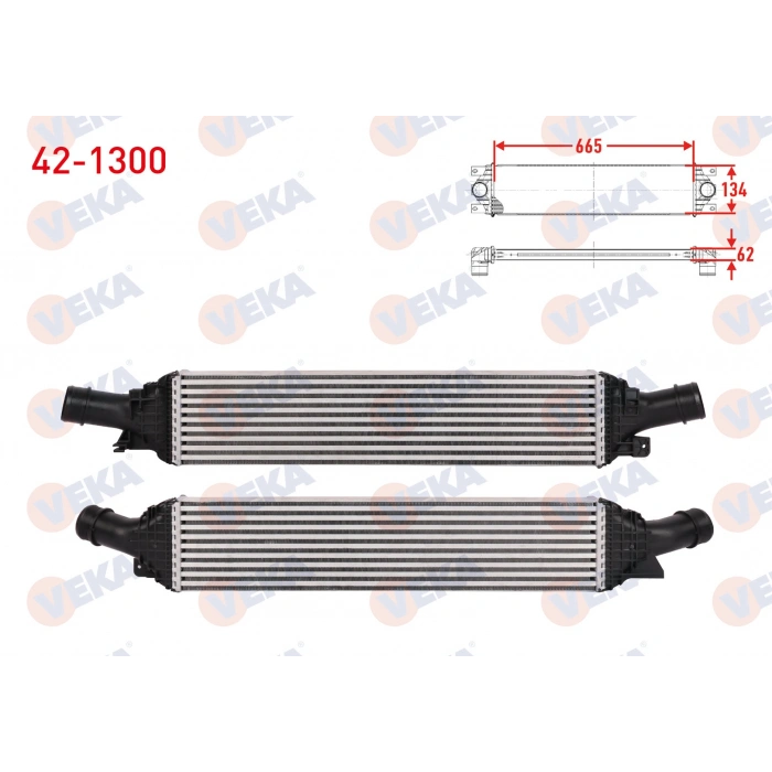 TURBO RADYATORU (INTERCOOLER) AUDI A4 (8K5,B8) 1.8 TFSI 2007-2015