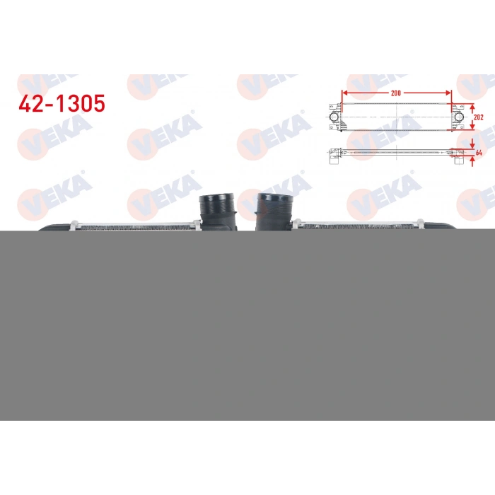 TURBO RADYATORU (INTERCOOLER) AUDI A6 2.0 TDI - 2.0 TFSI 2004-2011