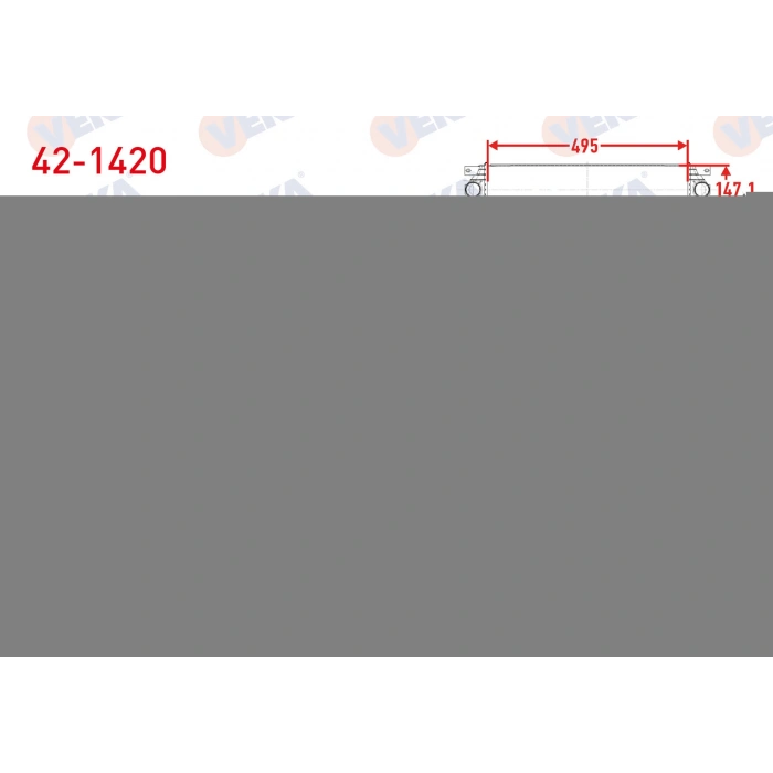 TURBO RADYATORU (INTERCOOLER) BMW 5 (F10) 520 I 184 hp 1996-2003