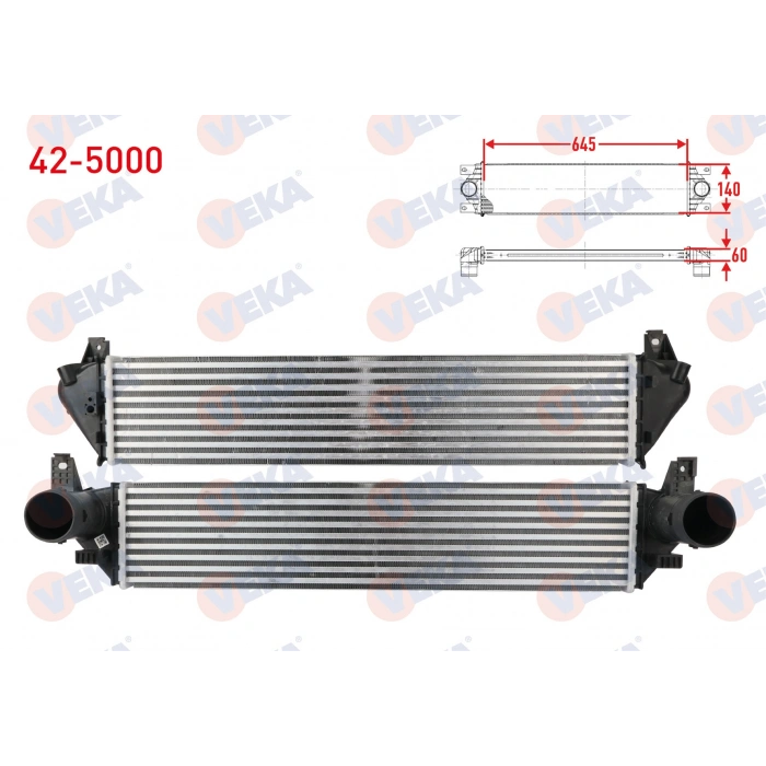TURBO RADYATORU (INTERCOOLER) CHERRY TIGGO 7-8 PRO 1.6 TGDI