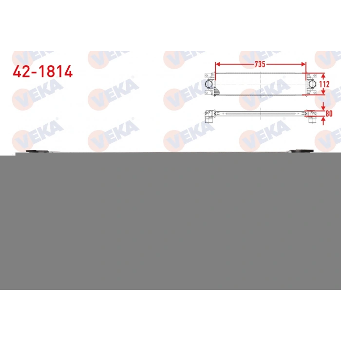 TURBO RADYATORU (INTERCOOLER) CITROEN JUMPER III 2.2 HDI EURO 5 2011-2015 / PEUGEOT BOXER III 2.2 HDI EURO 5 2011-2015- / FIAT DUCATO 2.3 JTD EURO 5 2011-2015-