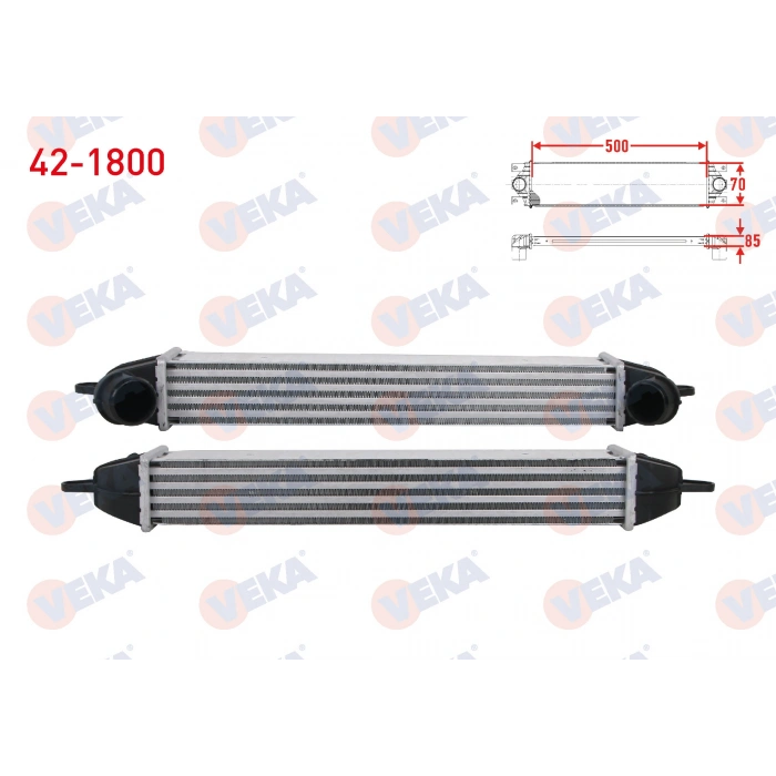 TURBO RADYATORU (INTERCOOLER) FIAT DOBLO (119,223) 1.3 MJT 2001-2010