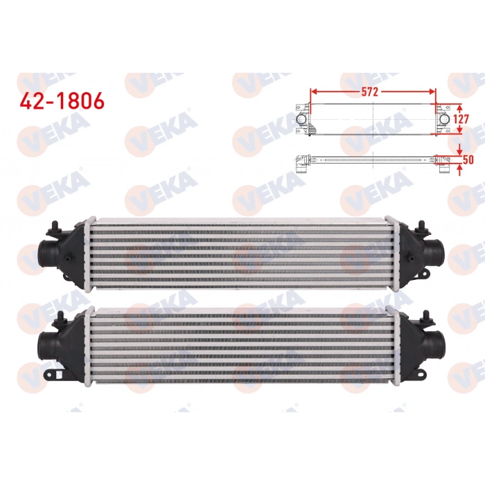 TURBO RADYATORU (INTERCOOLER) FIAT DOBLO (152,263) 1.3 MJT 2010-