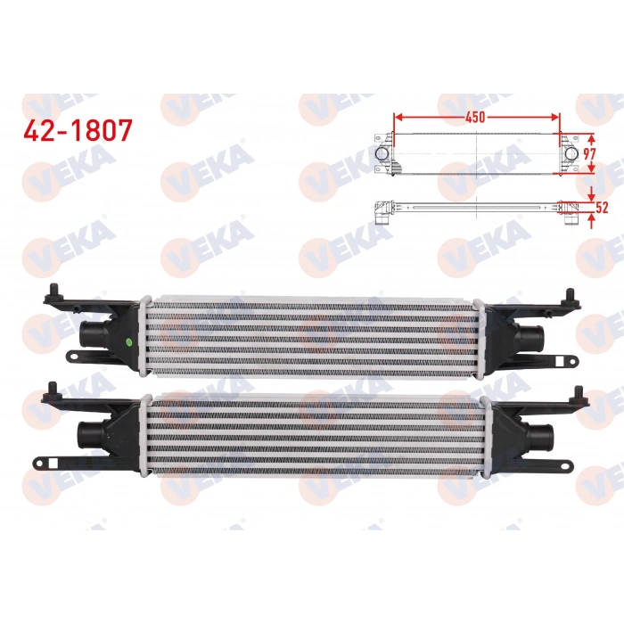 TURBO RADYATORU (INTERCOOLER) FIAT GRANDE PUNTO (199) 1.3 MJT 75 HP 2005-2012