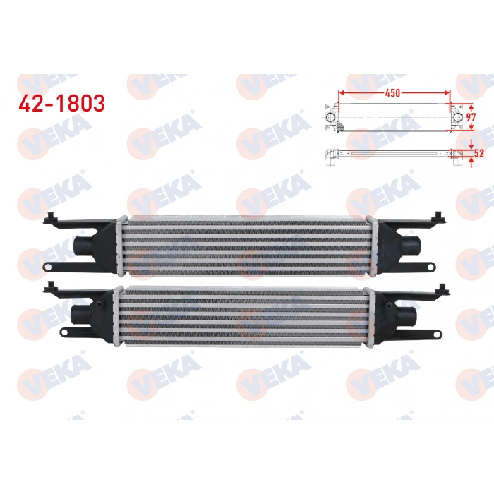 TURBO RADYATORU (INTERCOOLER) FIAT LINEA (323) 1.3 MJT 2007-