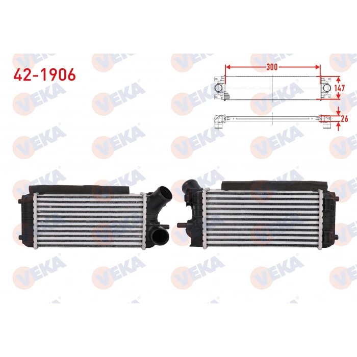 TURBO RADYATORU (INTERCOOLER) FORD C-MAX 1.6 TDCI 2010-