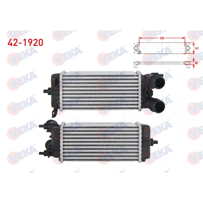 TURBO RADYATORU (INTERCOOLER) FORD FIESTA VII 1.5 TDCi 2017-