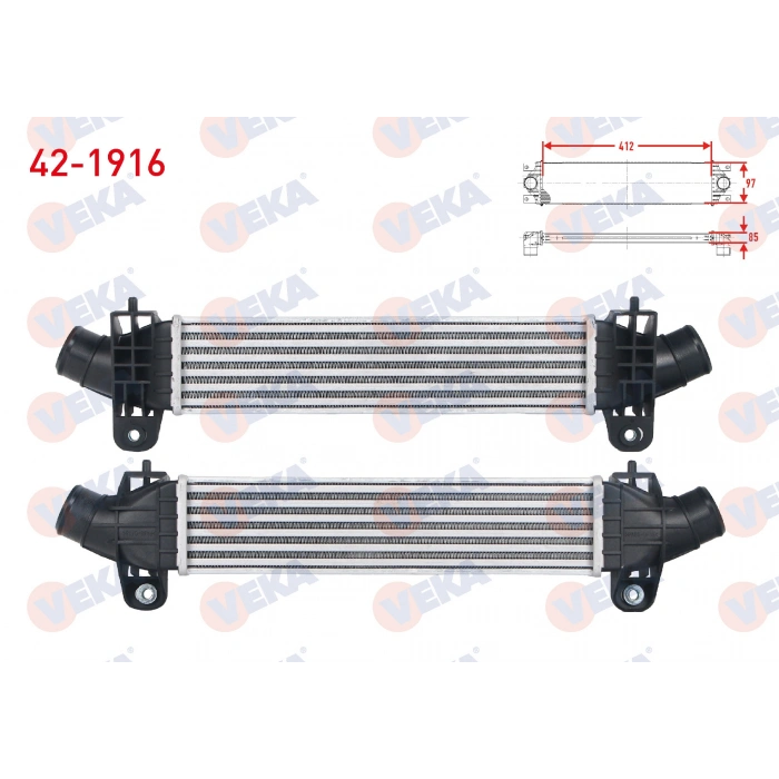 TURBO RADYATORU (INTERCOOLER) FORD MONDEO III 2.0 TDCI 2000-2007