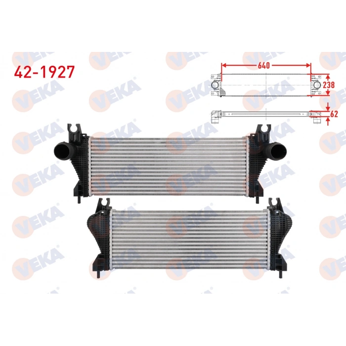 TURBO RADYATORU (INTERCOOLER) FORD RANGER 2.0 ECOBLUE 2019-