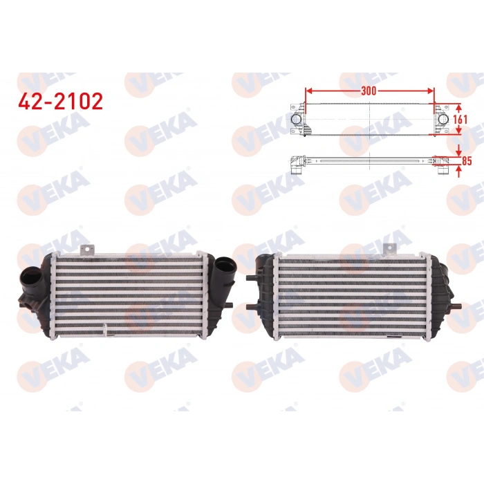 TURBO RADYATORU (INTERCOOLER) HYUNDAI ACCENT BLUE 1.6 CRDI 2012- / i20 1.4 CRDi 2008-2015