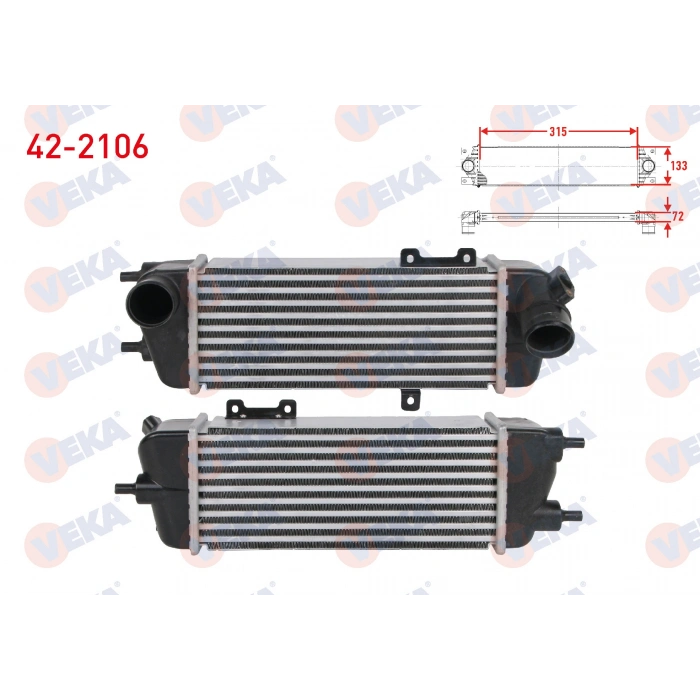 TURBO RADYATORU (INTERCOOLER) HYUNDAI I30 (FD) 1.6 CRDI 2007-2011