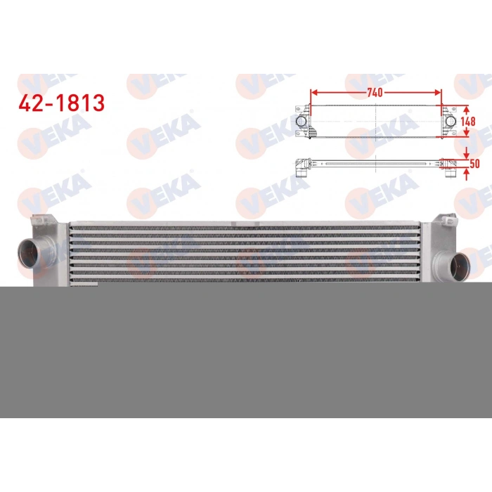 TURBO RADYATORU (INTERCOOLER) INCE TIP FIAT DUCATO (250) 2.3 MJT 2006-2014