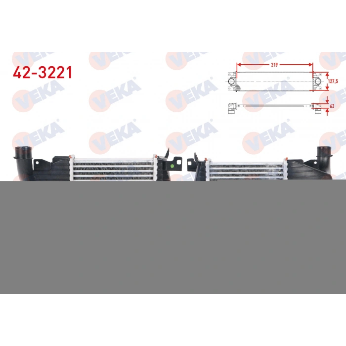 TURBO RADYATORU (INTERCOOLER) KUCUK TIP OPEL ASTRA H 1.7 CDTI 2004-2010