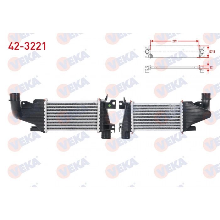 TURBO RADYATORU (INTERCOOLER) KUCUK TIP OPEL ASTRA H 1.7 CDTI 2004-2010