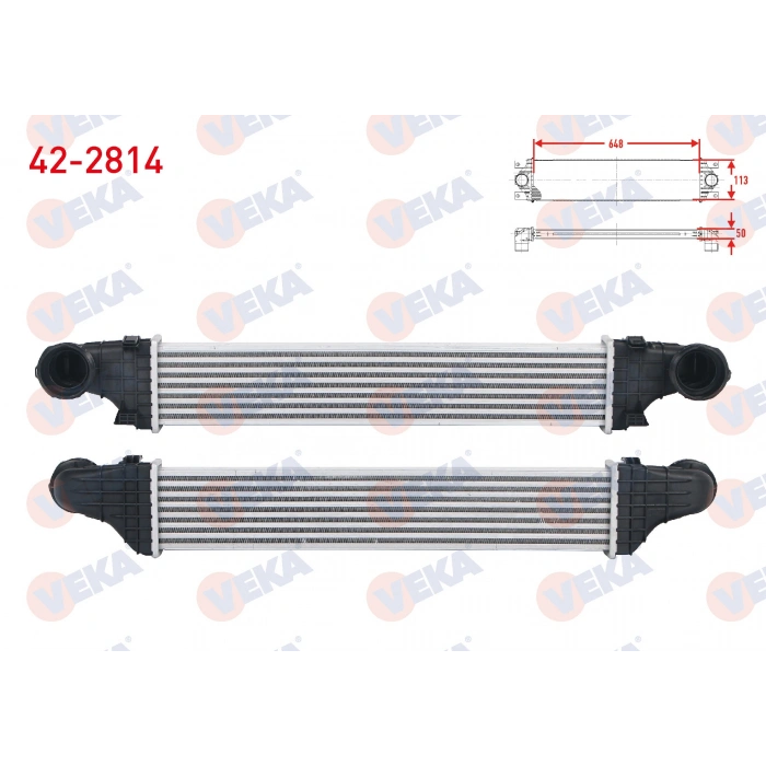 TURBO RADYATORU (INTERCOOLER) MERCEDES E SERISI (W211) E 200 CDI - E 220 CDI 2002-2008