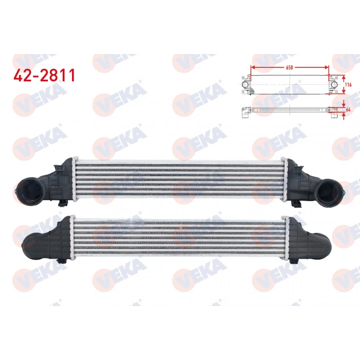 TURBO RADYATORU (INTERCOOLER) MERCEDES E SERISI (W211) E 200 - E 270 CDI - E 280 CDI - E 320 CDI 2002-2008