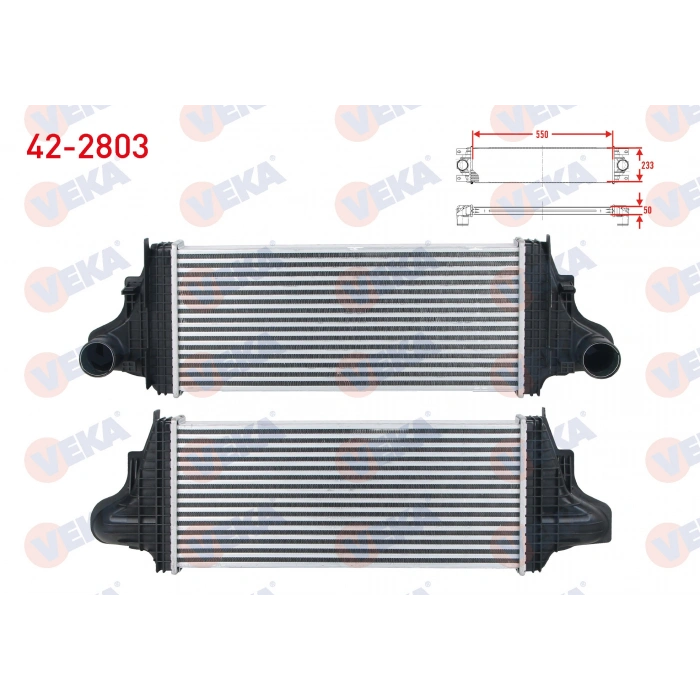 TURBO RADYATORU (INTERCOOLER) MERCEDES GL SERISI (X166) 320 CDI - 350 CDI 4X4 2012-/ M SERISI (W164) ML 280 CDI - ML 320 CDI - ML 350 CDI 4X4 A-T/MT 2005-2011