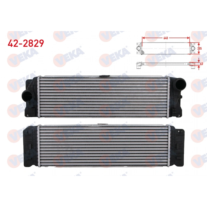 TURBO RADYATORU (INTERCOOLER) MERCEDES SPRINTER (907) 2018-