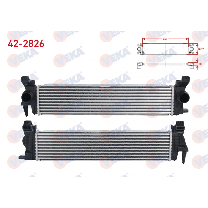 TURBO RADYATORU (INTERCOOLER) MERCEDES VITO (W447) 109 CDI - 111 CDI 2014-