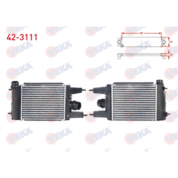 TURBO RADYATORU (INTERCOOLER) NISSAN JUKE 1.2 DIG-T 2010-