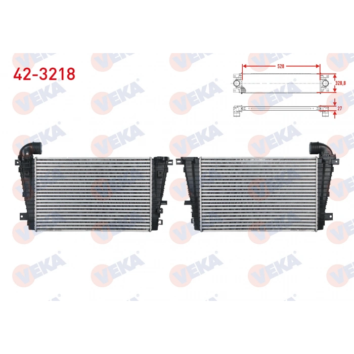 TURBO RADYATORU (INTERCOOLER) OPEL ASTRA H 1.3 CDTI - 1.9 CDTI - 2.0 2004-2010