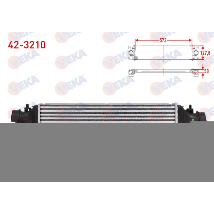 TURBO RADYATORU (INTERCOOLER) OPEL CORSA D 1.4 2006-2014