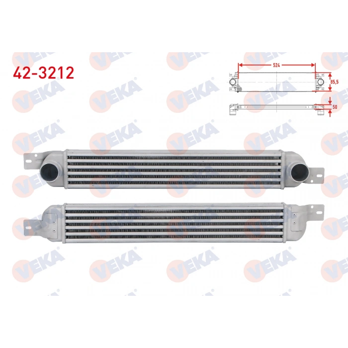 TURBO RADYATORU (INTERCOOLER) OPEL MERIVA A 1.3 CDTI - 1.7 CDTI M-T 2003-2010