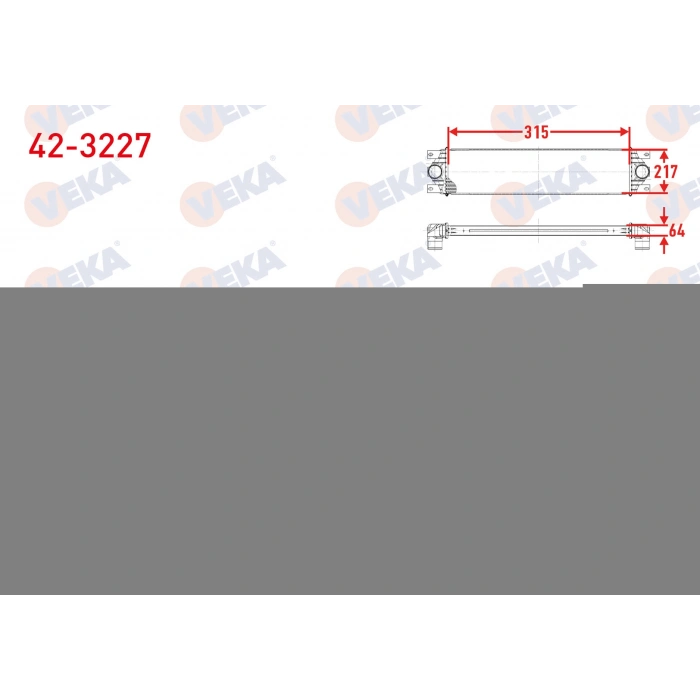 TURBO RADYATORU (INTERCOOLER) OPEL MERIVA B MPV 1.4 120 hp 2010-2017