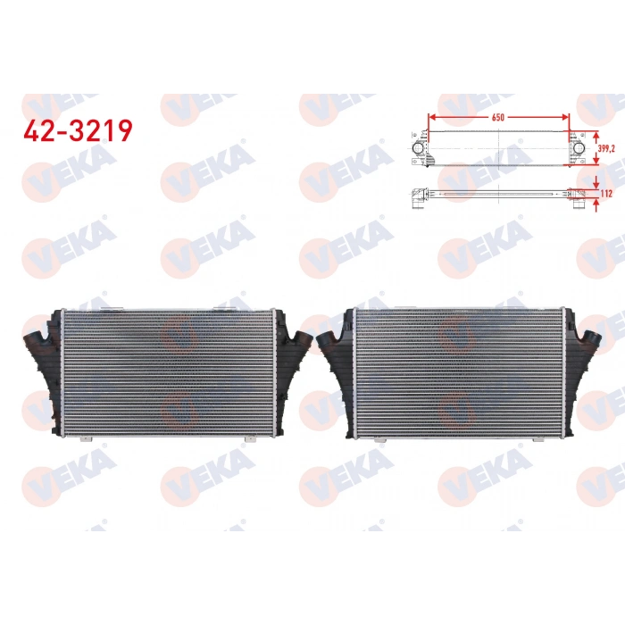 TURBO RADYATORU (INTERCOOLER) OPEL VECTRA C 1.9 CDTI A-T 2002-2008