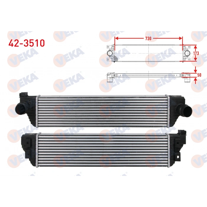 TURBO RADYATORU (INTERCOOLER) RENAULT MASTER III (FV) 2.3 DCI 2010-