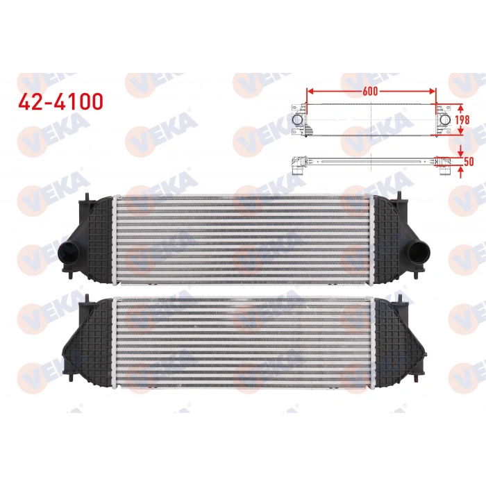TURBO RADYATORU (INTERCOOLER) SUZUKI GRAND VITARA II (JT) 1.9 DDIS 2005-